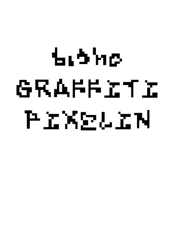 GRAFFITI FONTS PIXELIN product image (1)