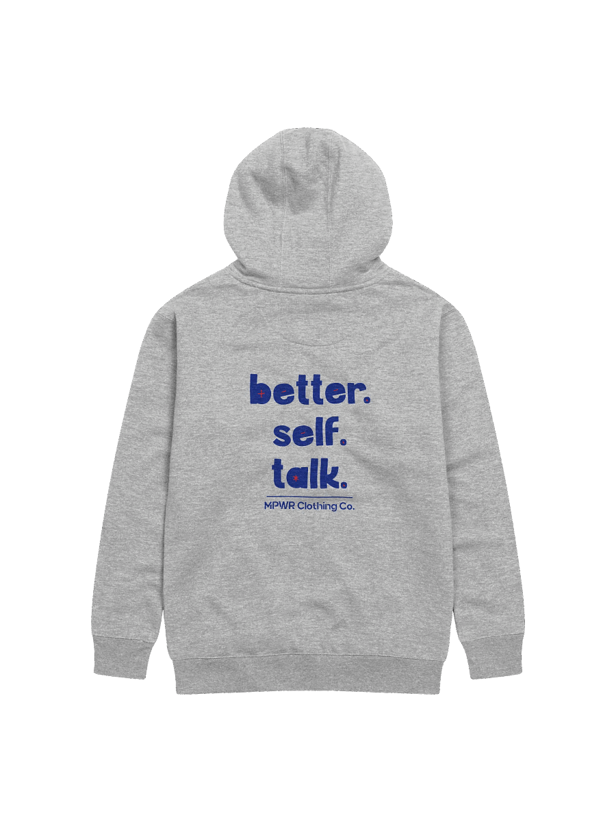 Better. Self. Talk. Hoodie (Navy & Red) product image (2)