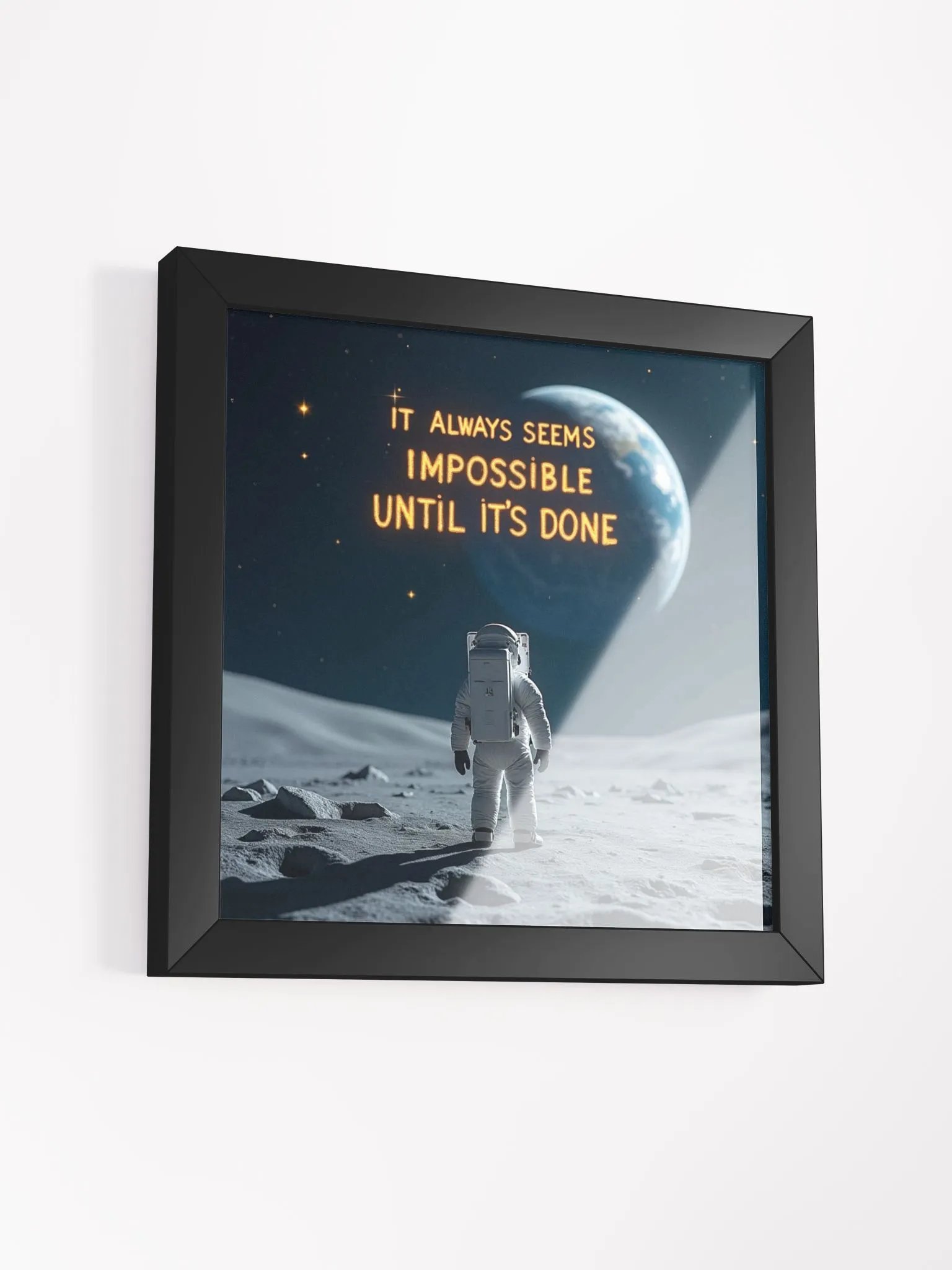 Cosmic Inspiration: Framed Astronaut Poster product image (34)