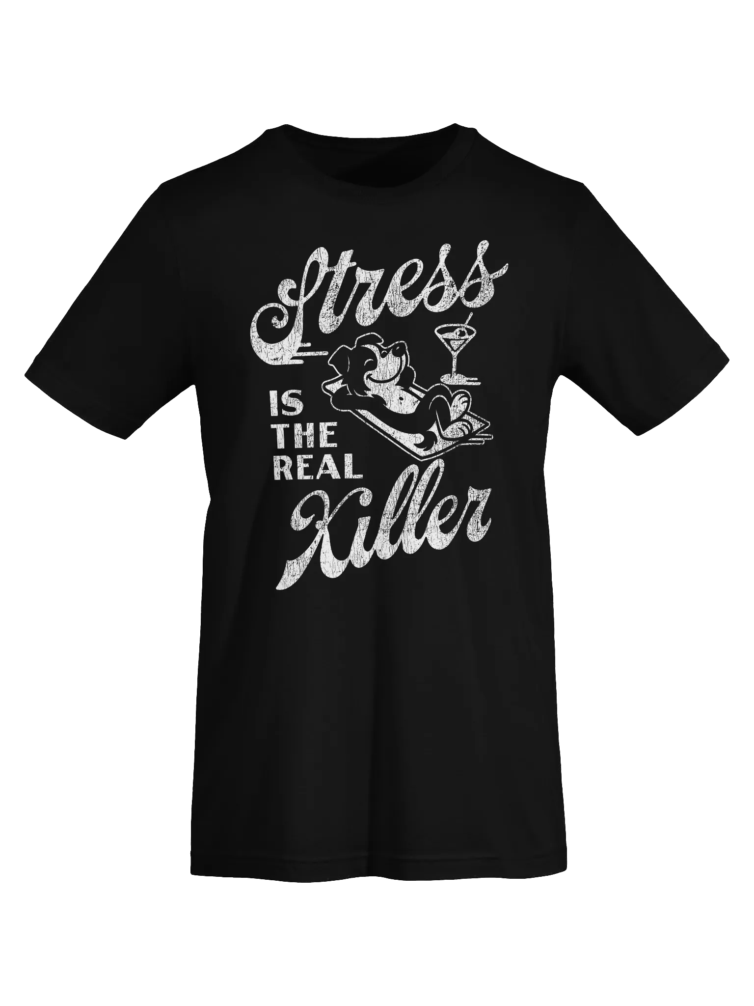Stress Is the Real Killer – Border Collie Chill Tee product image (3)