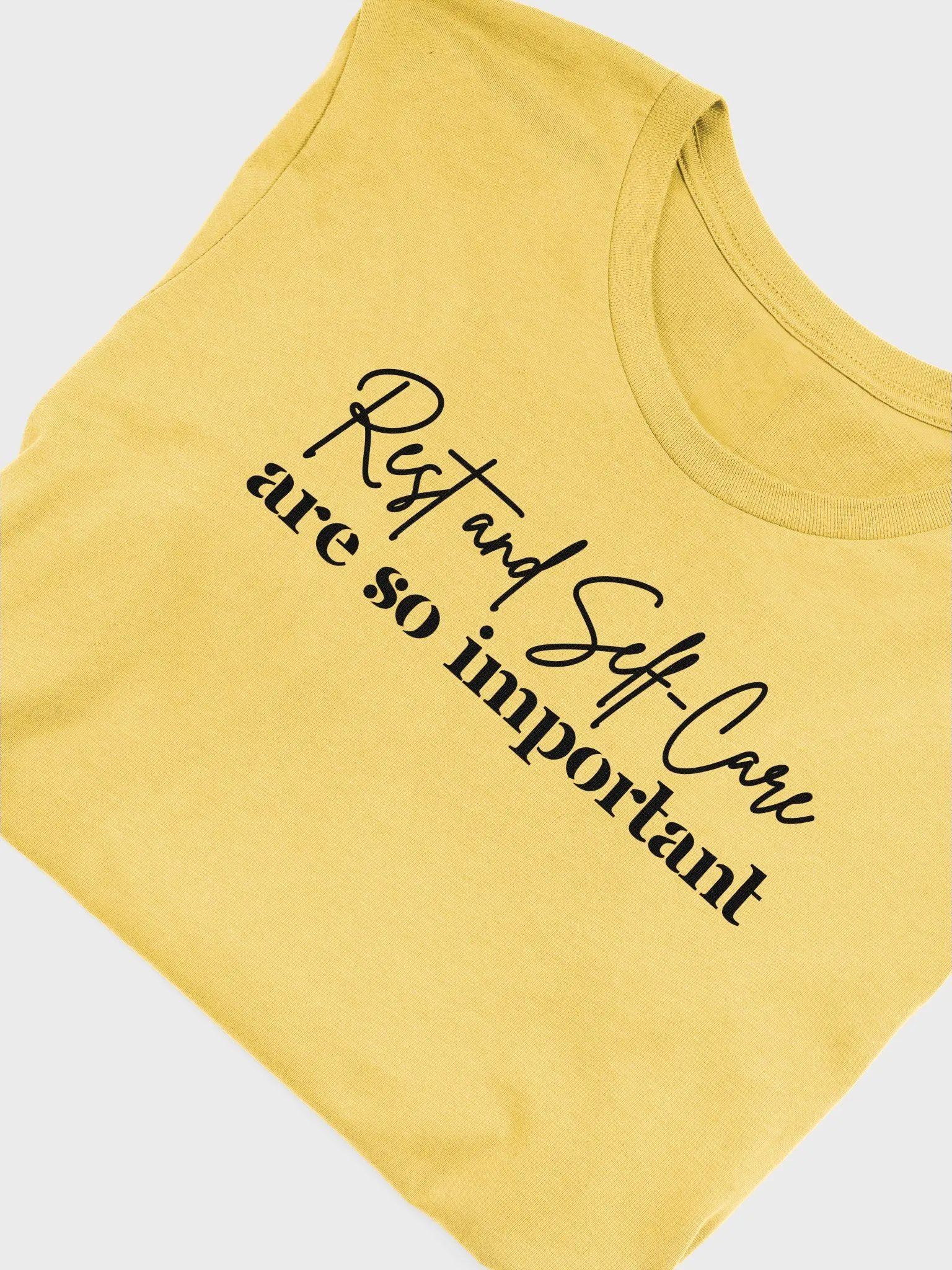 Rest and Self-Care Bella Canvas Light T-shirt product image (2)
