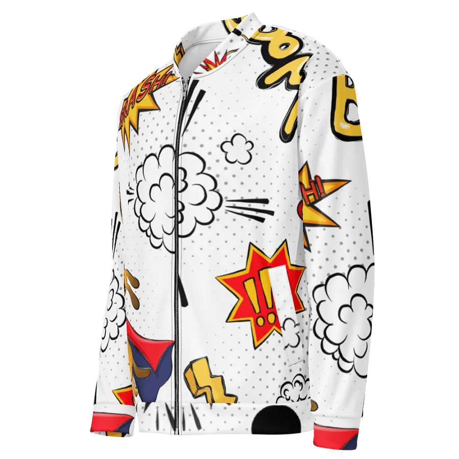 Comic Speech Bomer Jacket product image (3)