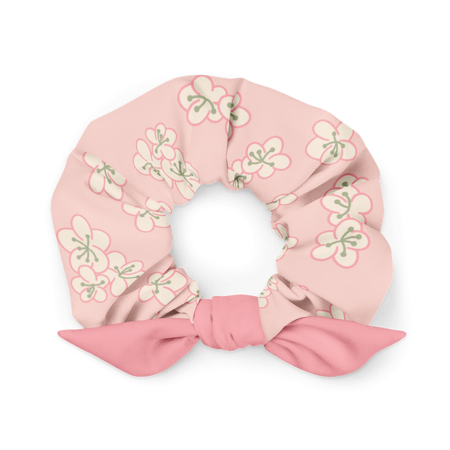 apple blossom scrunchie product image (1)