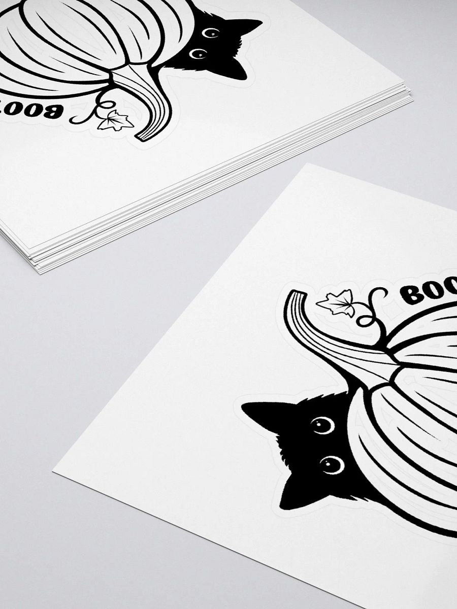 Kitty with a Pumpkin Sticker product image (4)