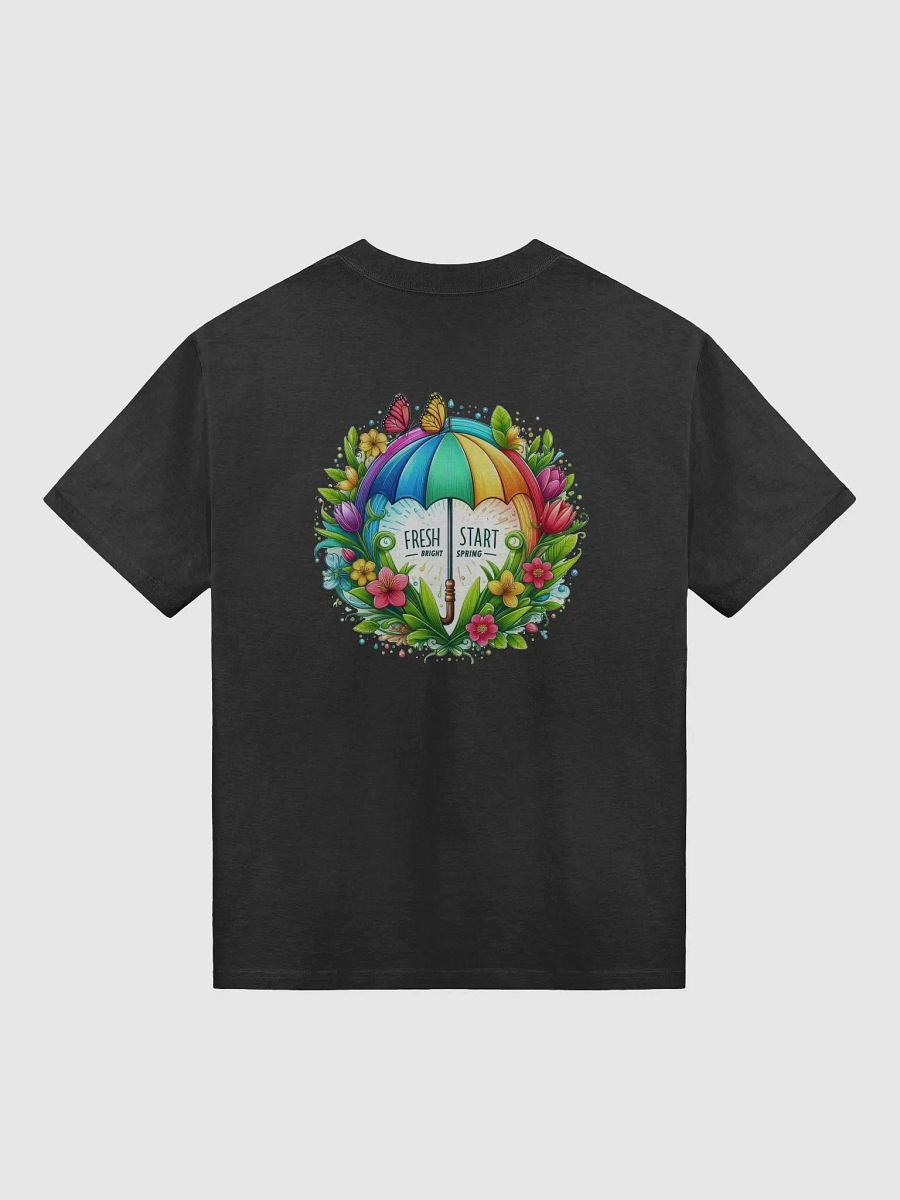 Fresh Start Umbrella and Flower Oversized Tee product image (5)