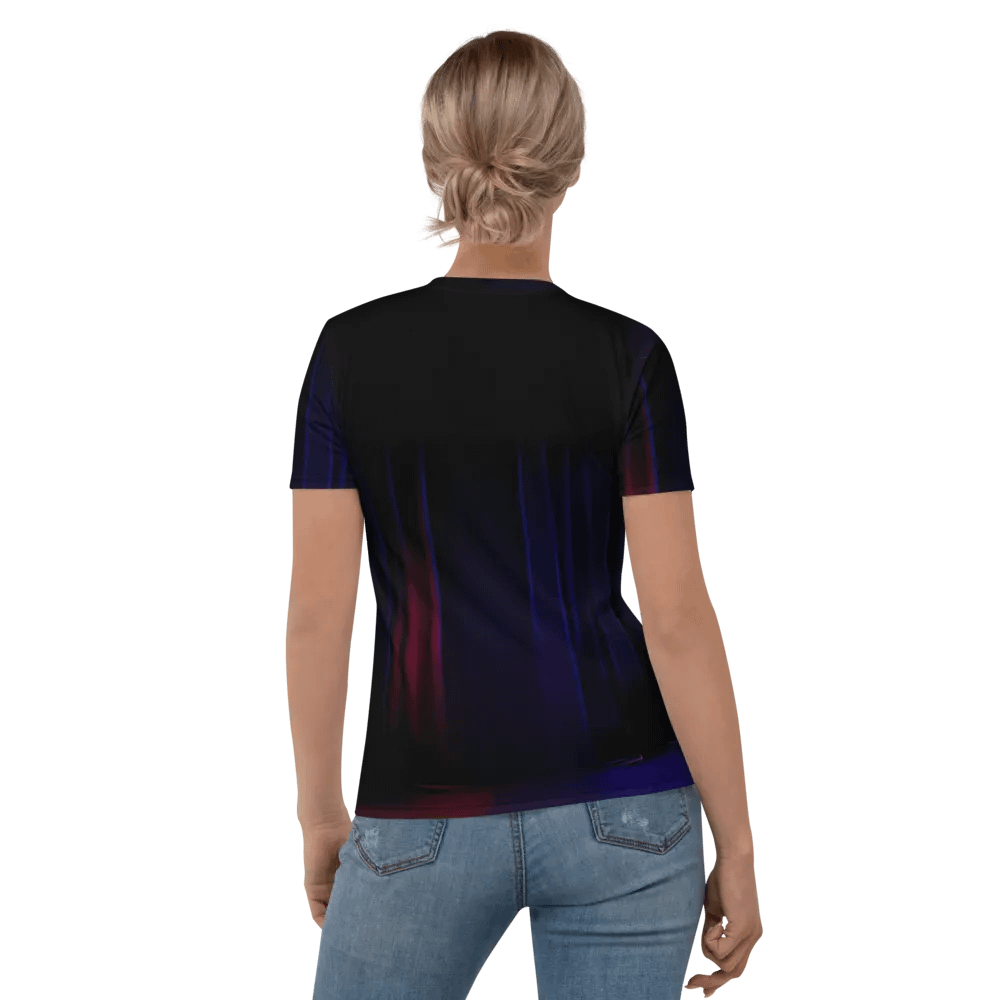 Music Neon Violin All Over Print T-shirt product image (6)