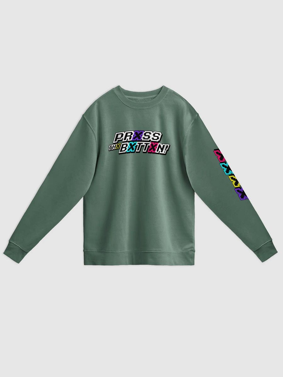 Prxss Thx Bxttxn! Garment-Dyed Sweater product image (1)