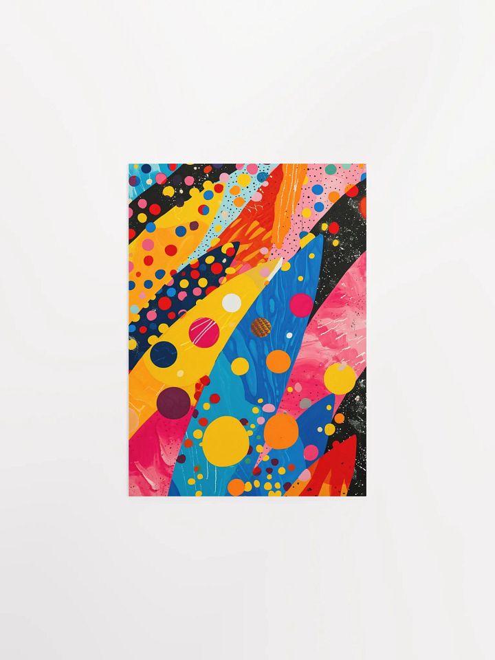 Dynamic Dots: Abstract Matte Poster product image (1)