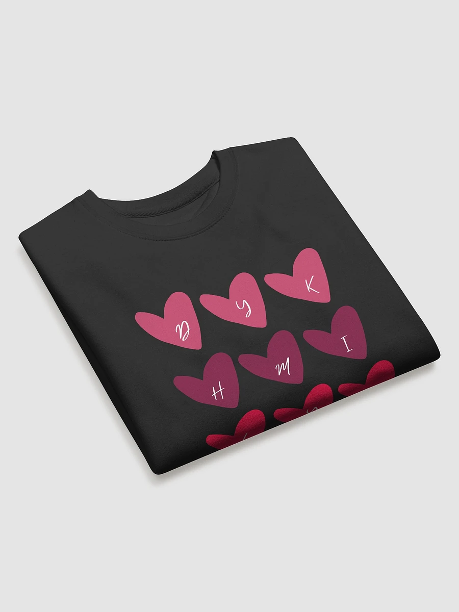 VDAY DYKHMILY HEARTS SWEATSHIRT product image (2)