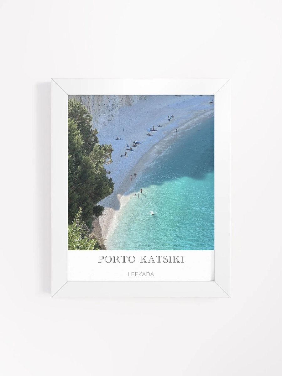 Porto Katsiki Greece - Framed High-Quality Matte Poster product image (4)