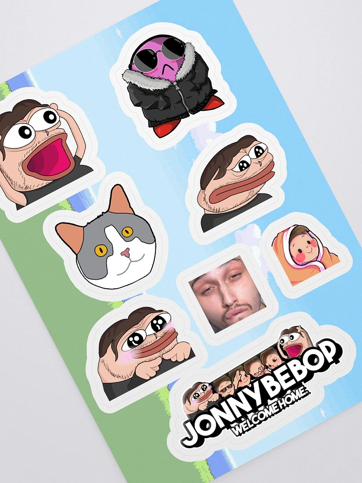JonnyBebop Sticker Sheet & 8-Bit Backdrop product image (1)