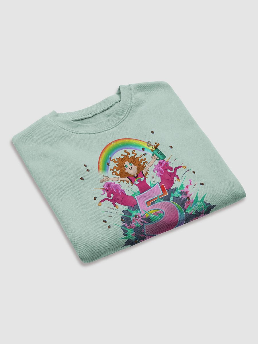 LadyAm5Years Crop Sweatshirt product image (31)
