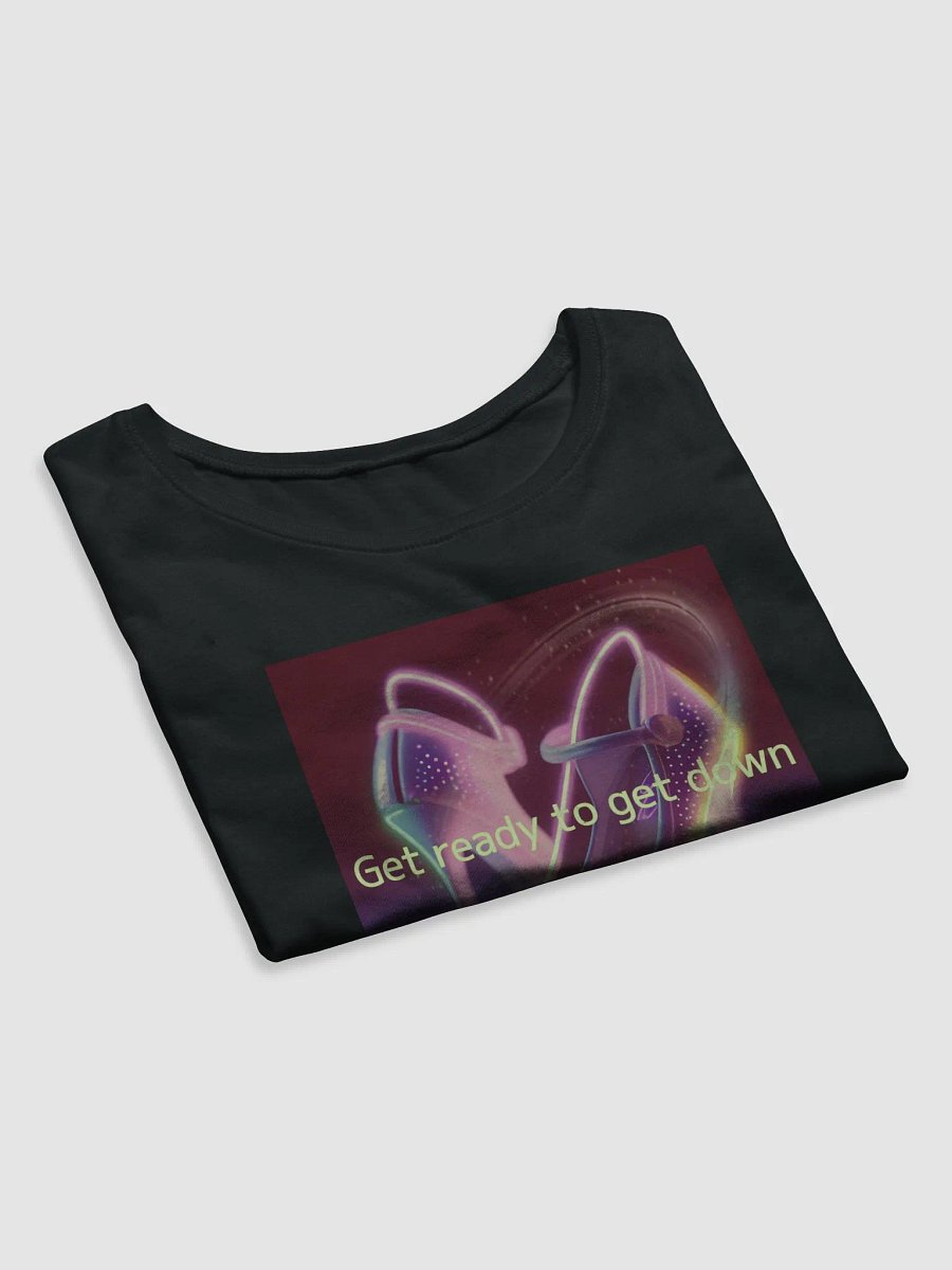 get ready to get down (crop T-shrt) Black product image (7)