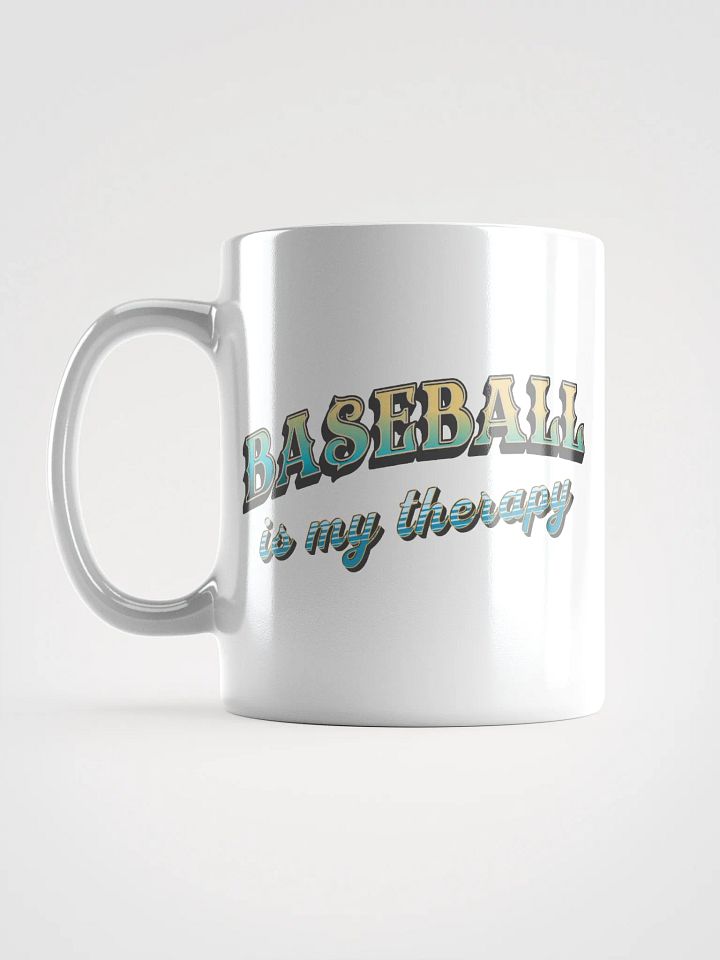 Baseball Is My Therapy Bliss Mug product image (1)