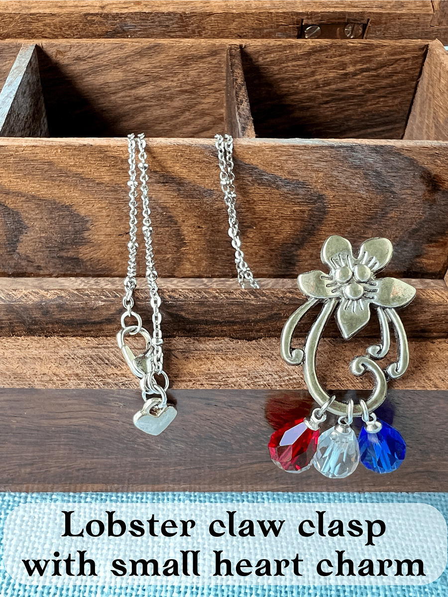 Edelweiss Necklace with Birthstones - Customized product image (3)