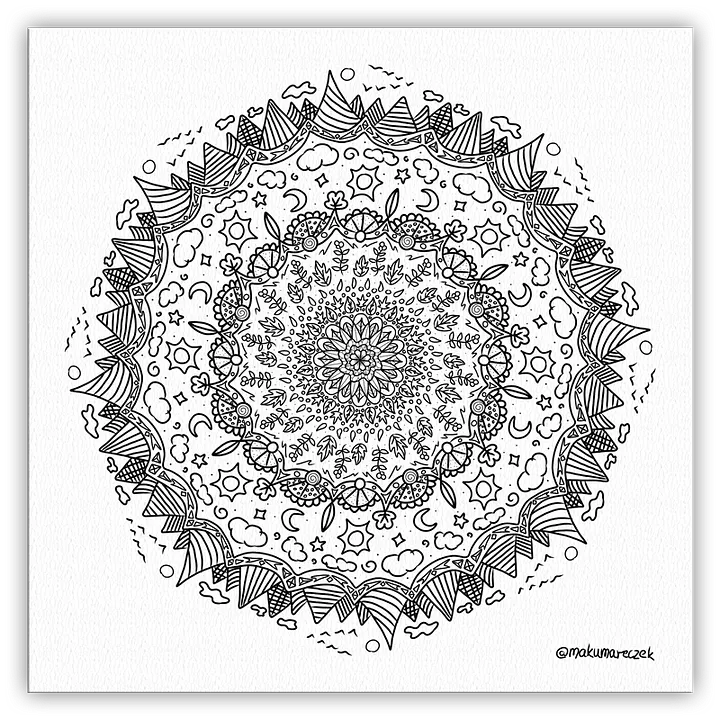 Fall Mandala - Coloring Page product image (1)