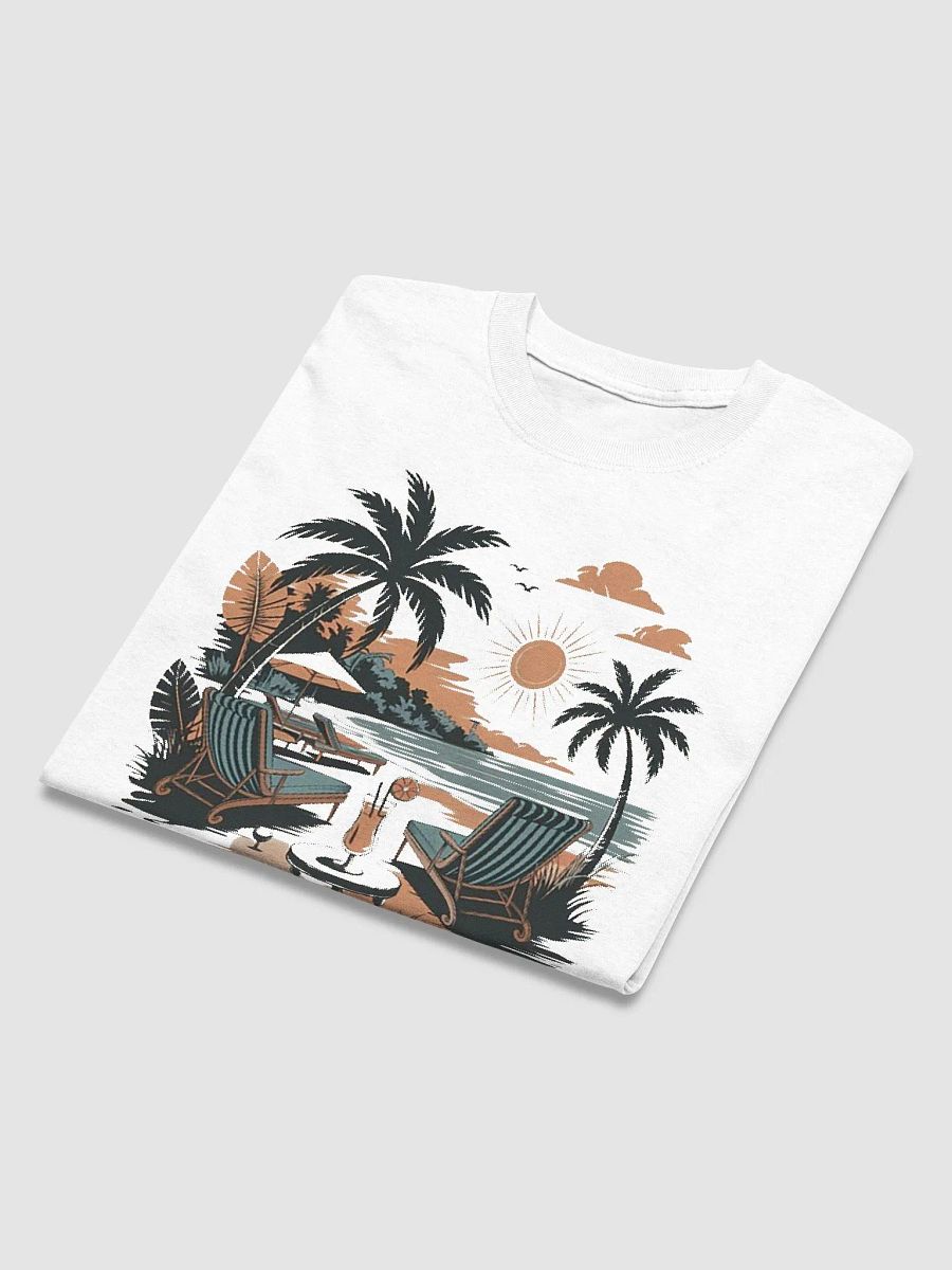 "This Is My Beach T-Shirt" #Statement Heavyweight White T-Shirt product image (4)