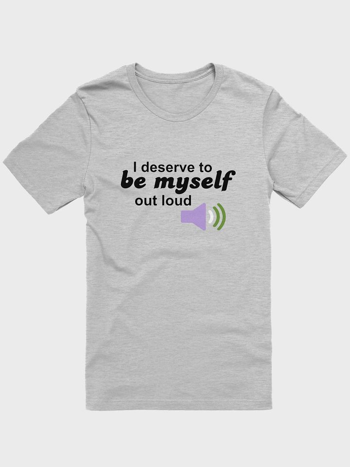 be myself out loud genderqueer t-shirt product image (1)