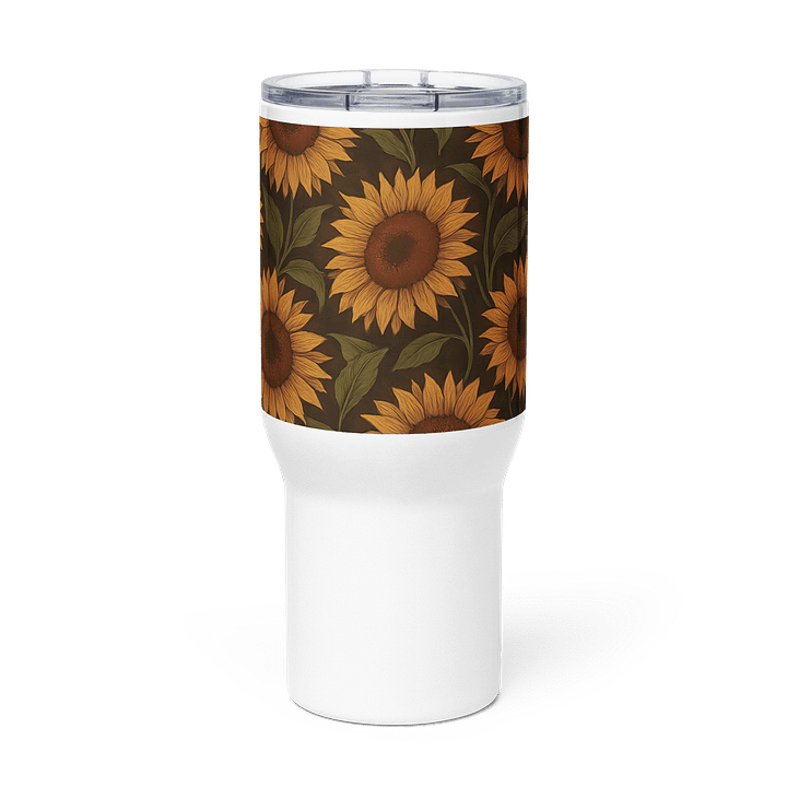 Sunflower Tumbler – 20oz Stainless Steel Insulated Floral Coffee Cup product image (2)