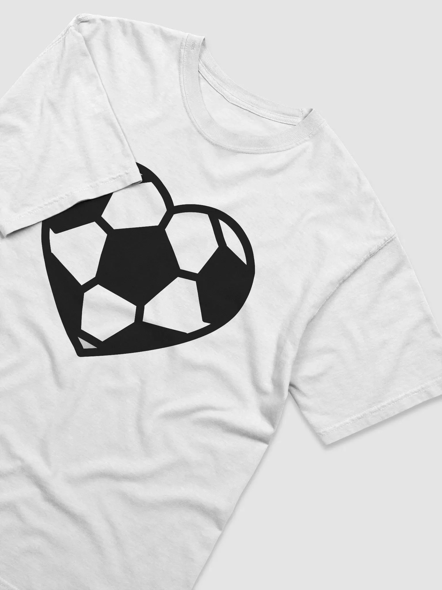Football heart Graphic Cotton Tee product image (3)