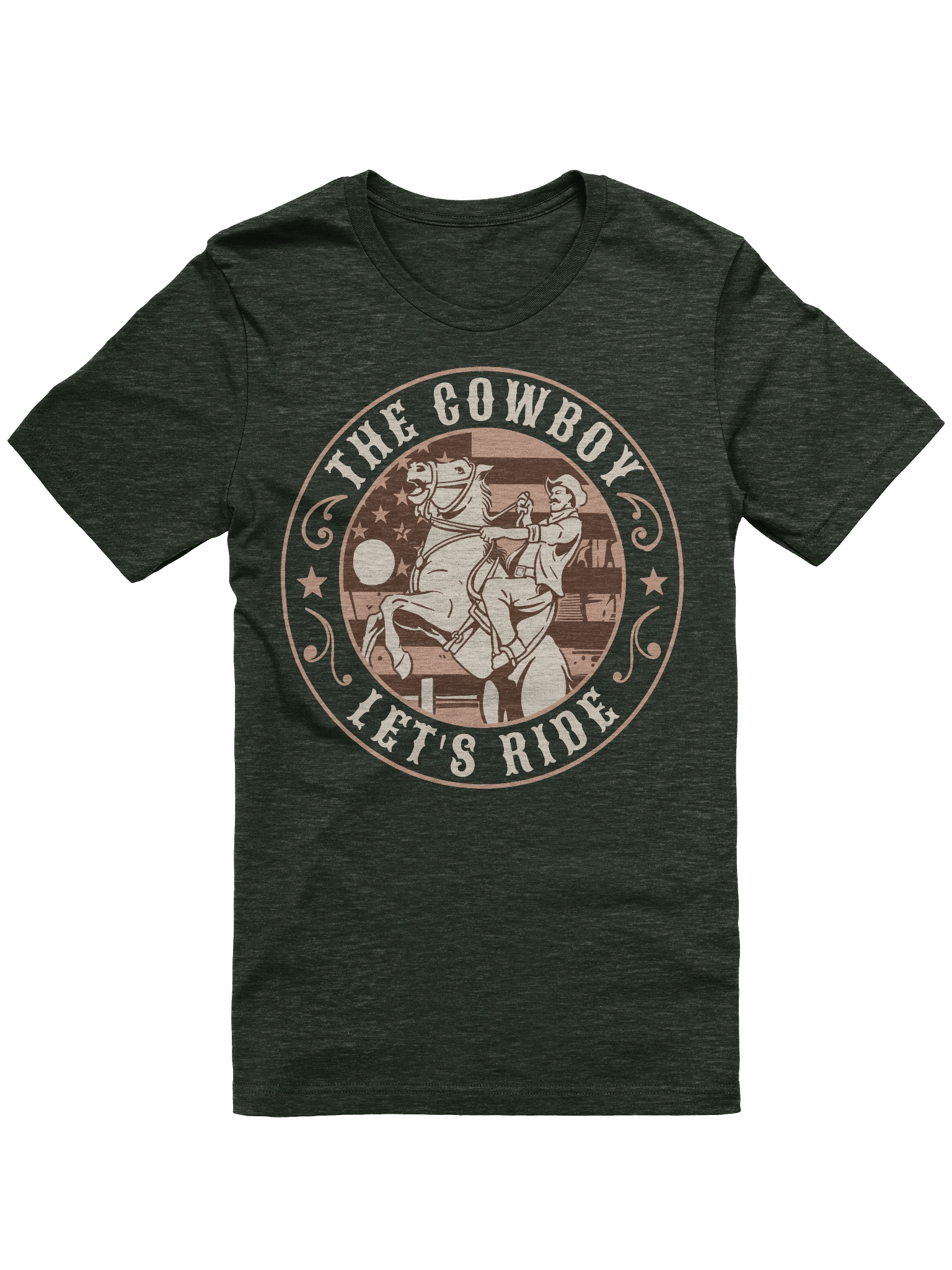 Let's Ride: A Western T-Shirt for Every Cowboy at Heart product image (7)