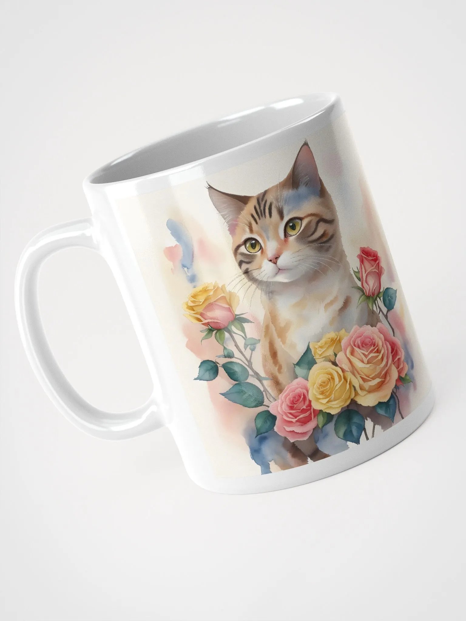 Whimsical Tabby Rose Mug product image (6)