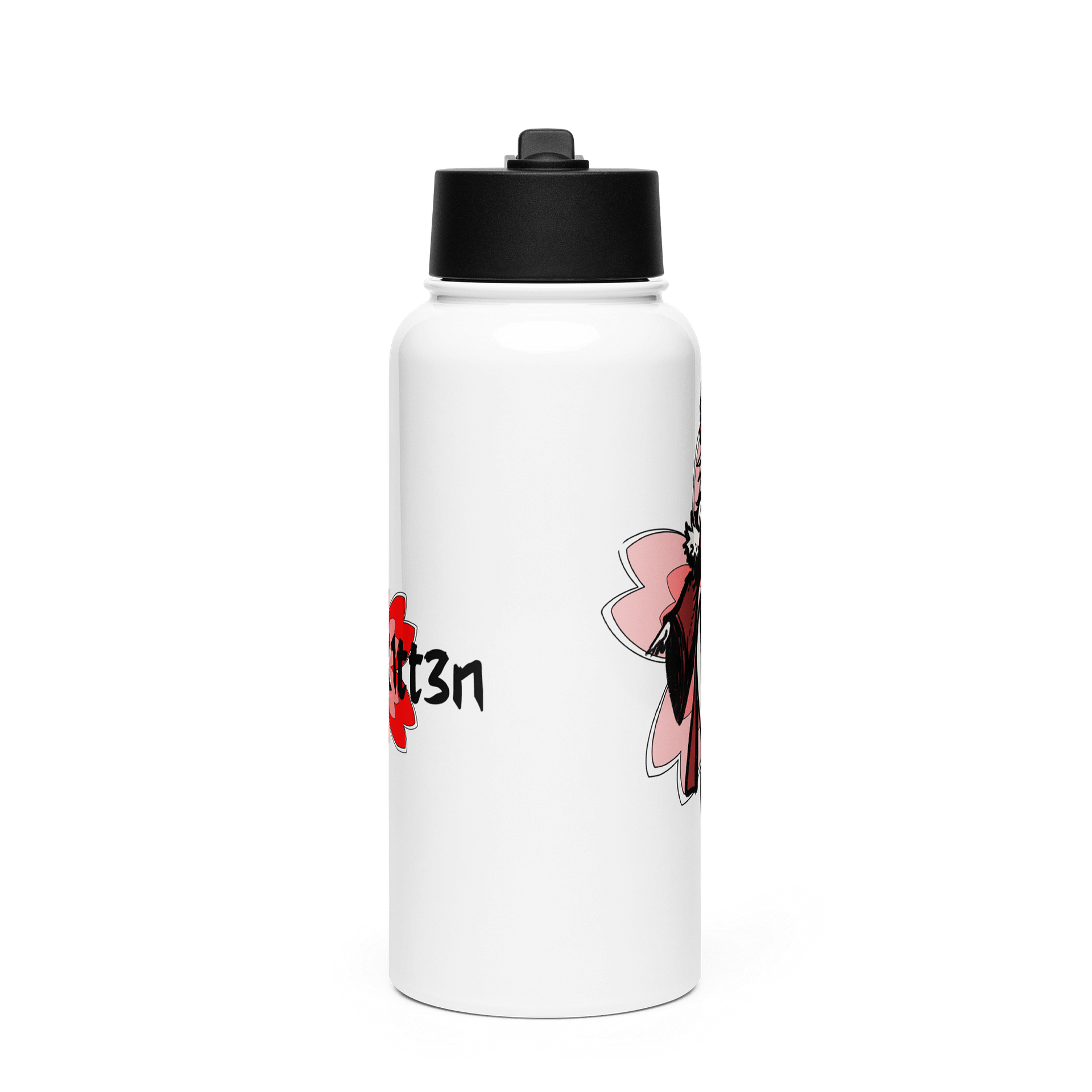 Sakura Japanes Brush Model Stainless Steel Water Bottle product image (3)