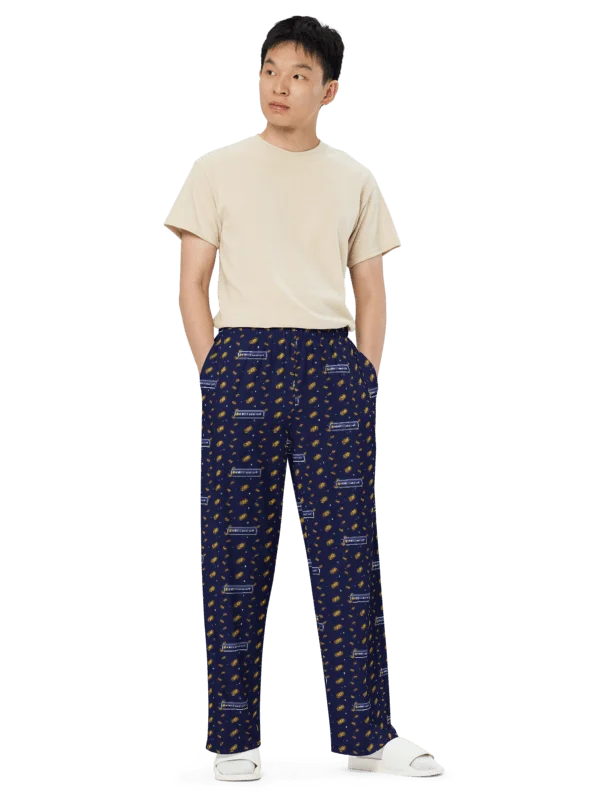 Men’s Pajama Party XP Pants – Stretchy Wide-Leg Comfy Loungewear & All-Season PJs product image (4)