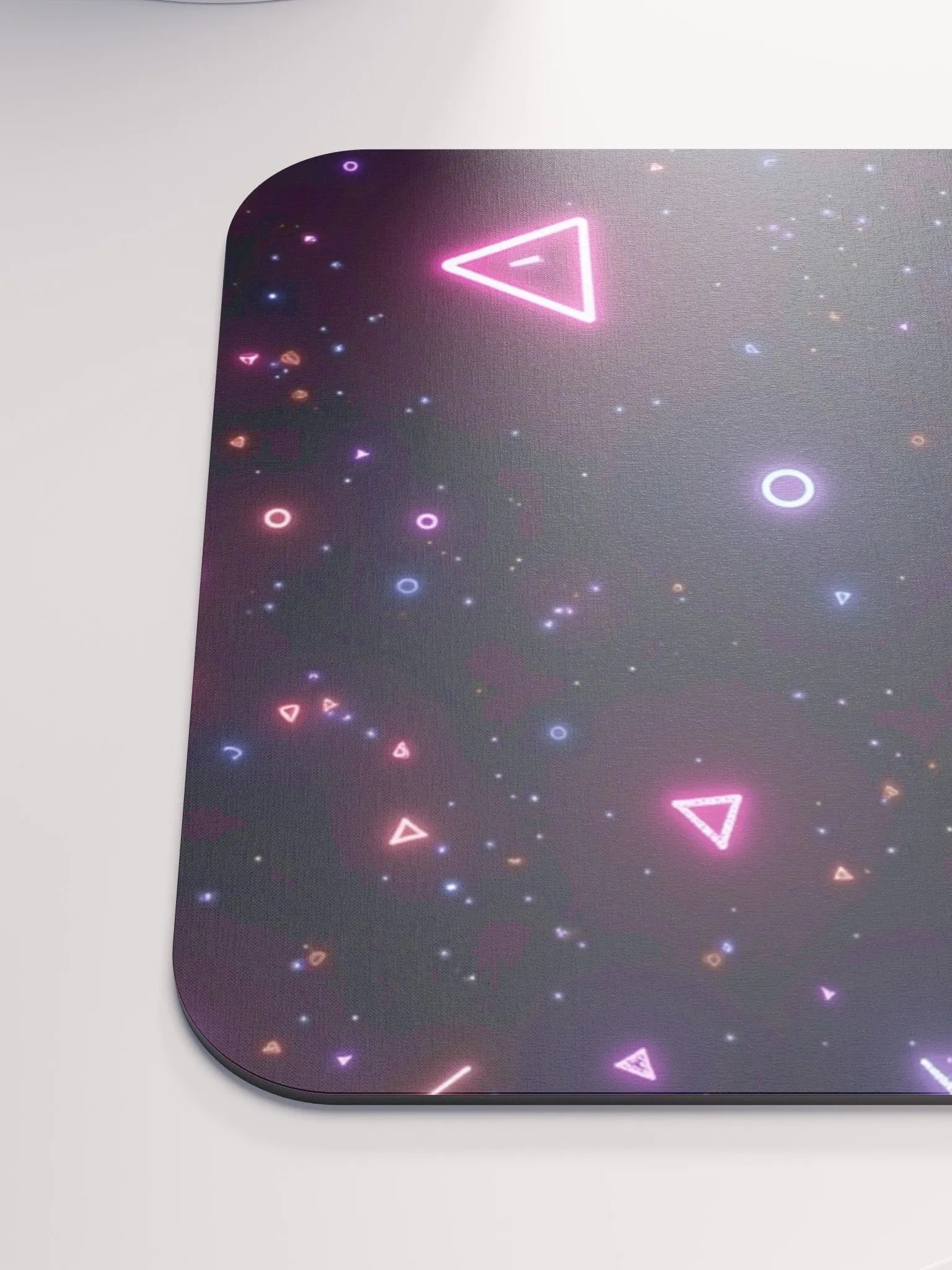 Neon Geometric Glow Mouse Pad product image (6)