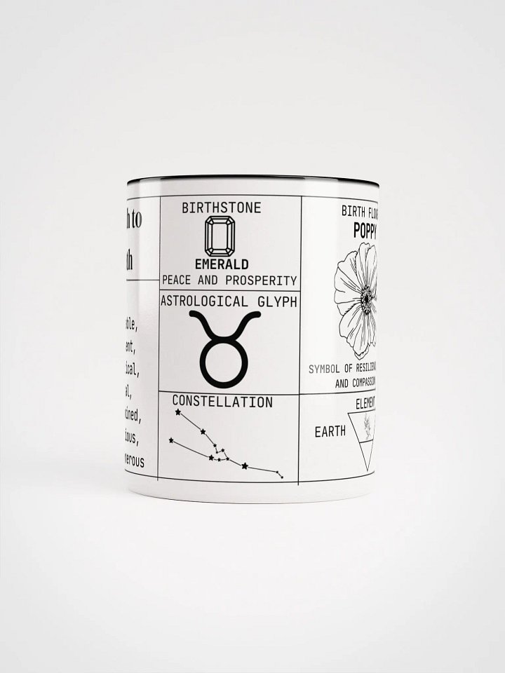 Taurus Zodiac Ceramic Mug product image (2)