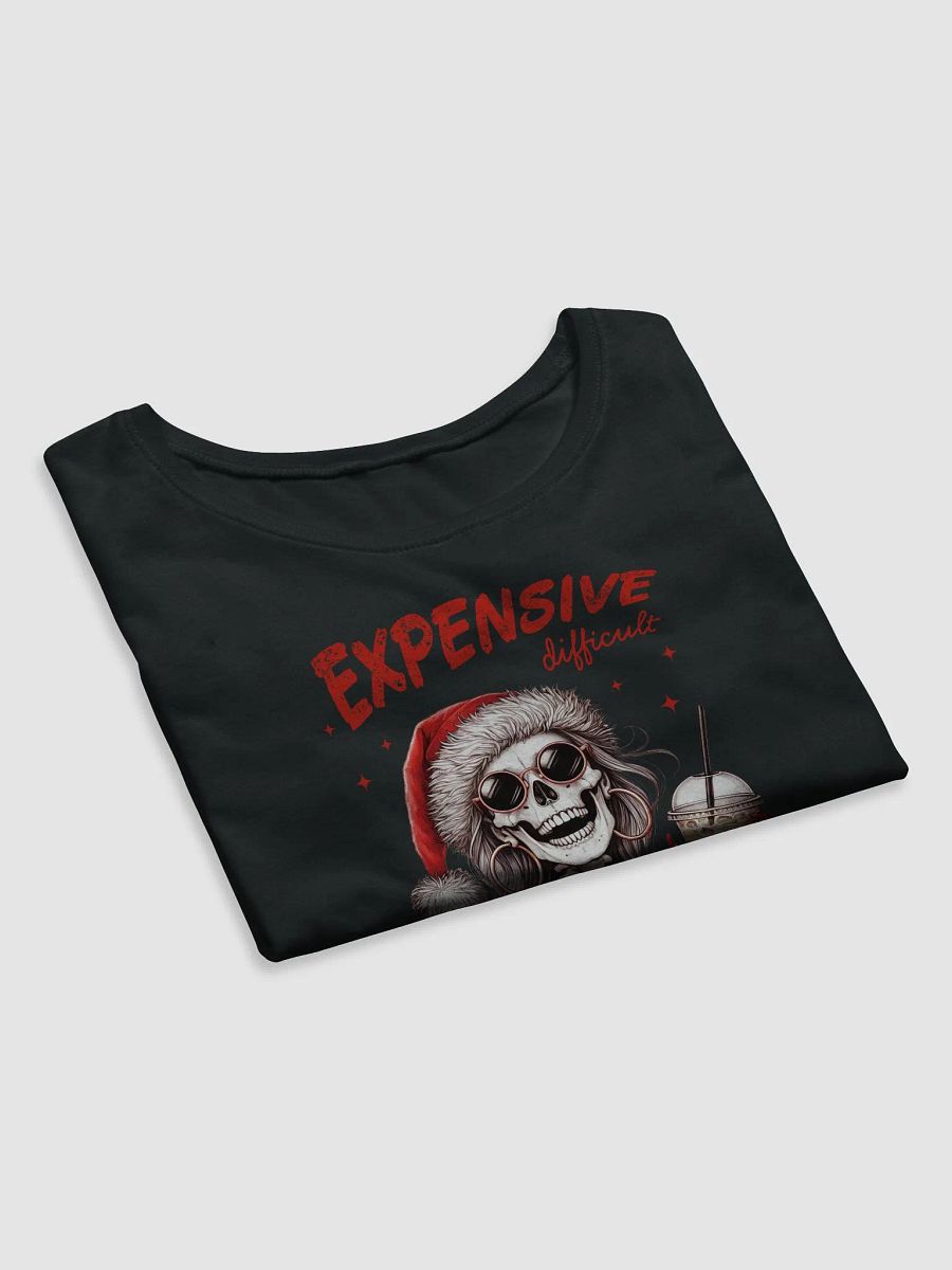 Sassy Skeleton Santa Crop Tee product image (20)