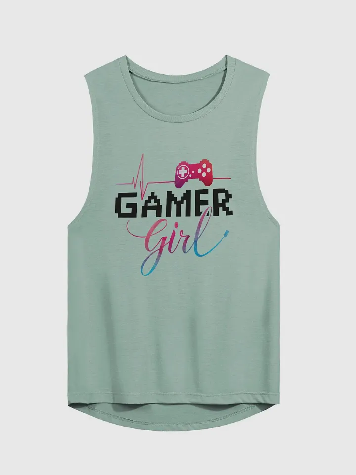 Gamer Girl Heartbeat Flowy Muscle Tank product image (4)