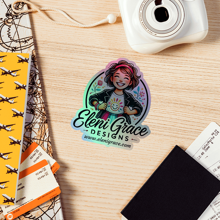 Eleni Grace Designs Holographic Sticker product image (4)