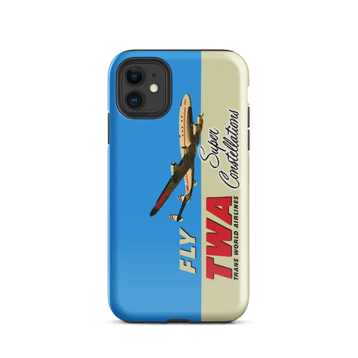 Vintage TWA Super Constellations iPhone® Tough Case product image (2)