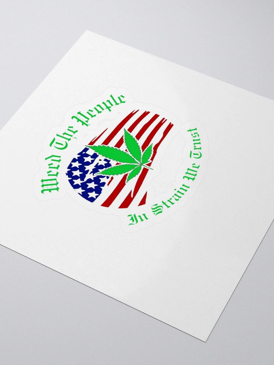 Weed The People Flag Sticker RWB product image (3)