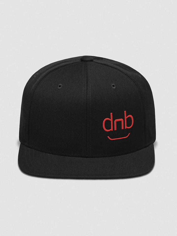 dnb smile (RED) Snapback product image (1)