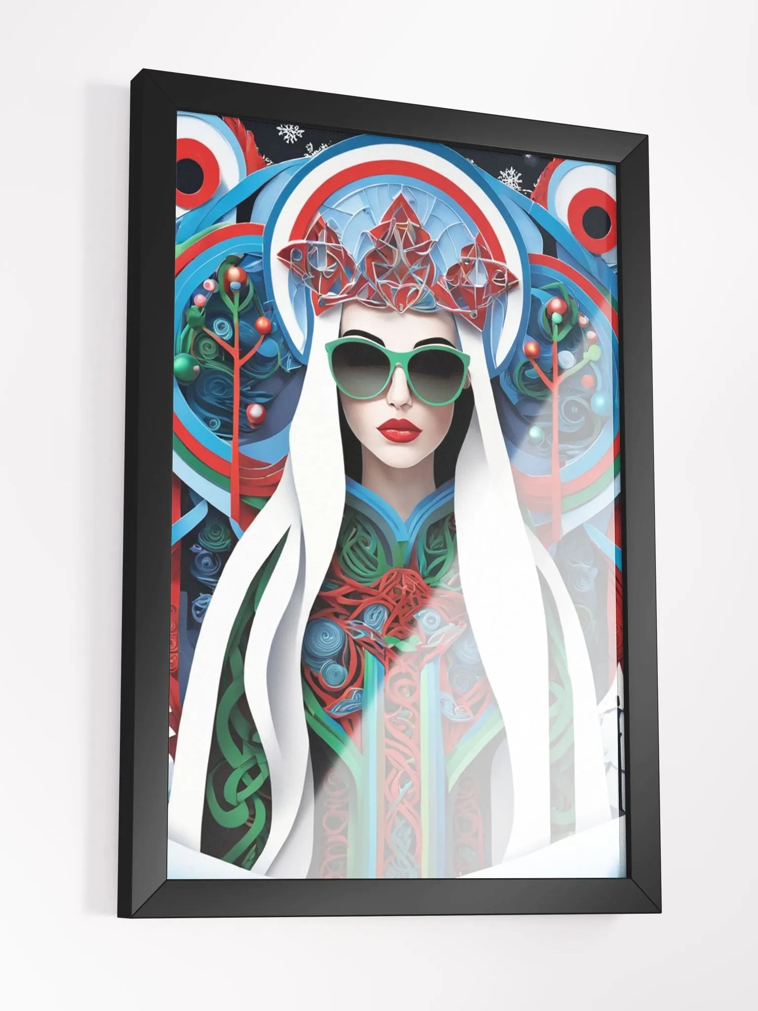 Winter Wiccan 03 - Framed Matte Poster product image (3)
