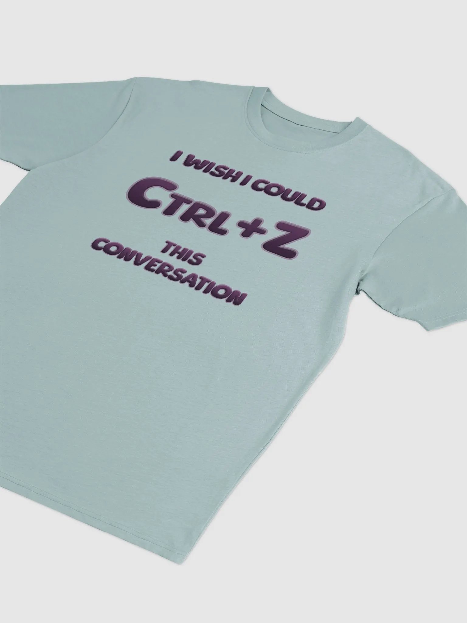 【Ctrl+Z】Purple Text Men's Premium Heavyweight Tee product image (2)