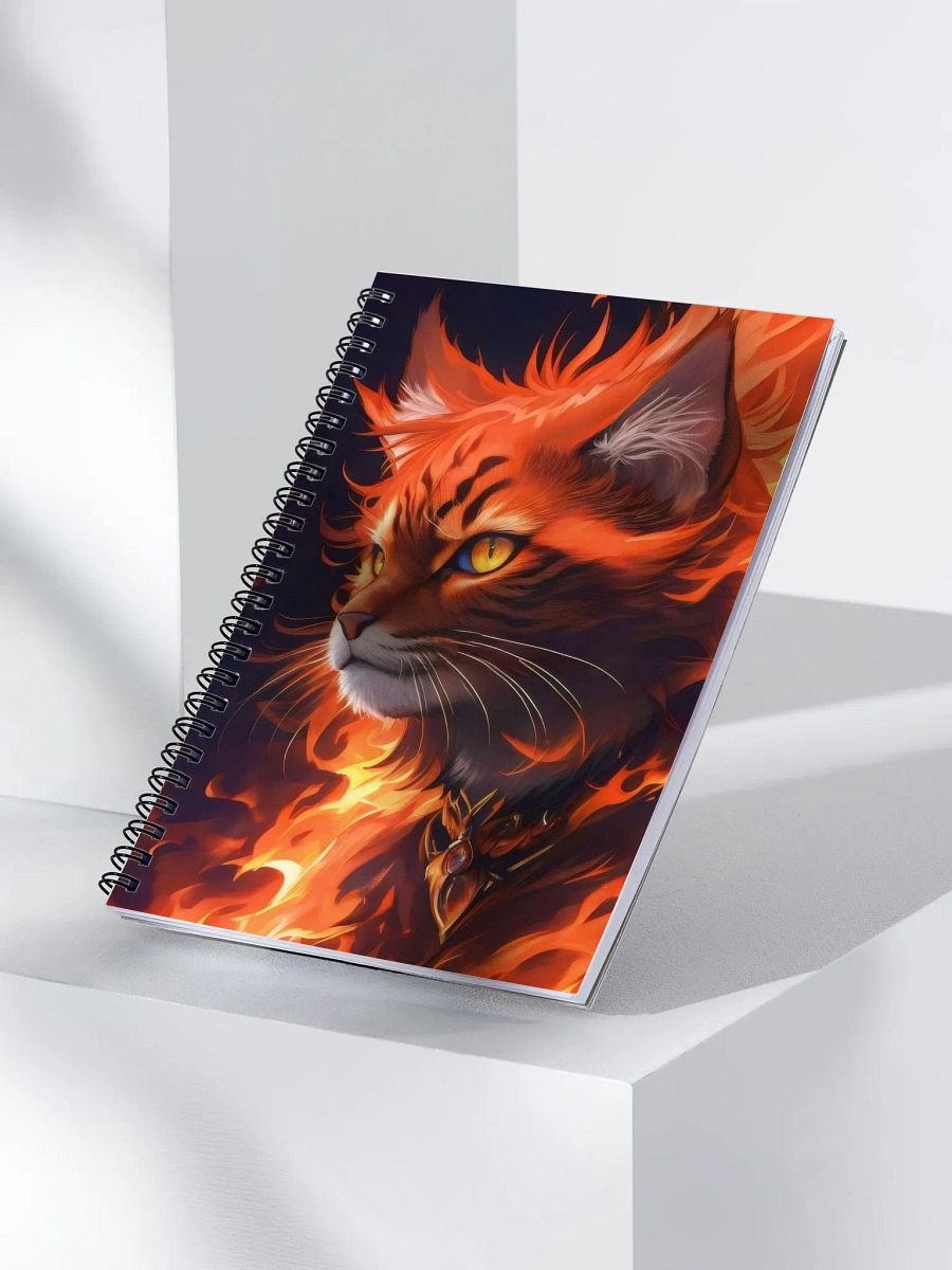 Inferno Cat Spiral Notebook product image (3)