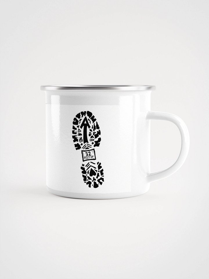 32 Feet Up - Appalachian Trail Enamel Mug product image (1)