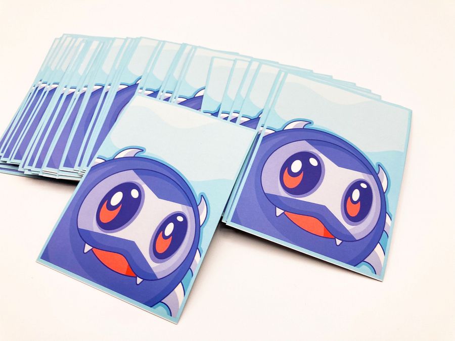TDL Light Blue Chibi Spider Card Sleeves 50-pack (Non-Glossy) product image (2)