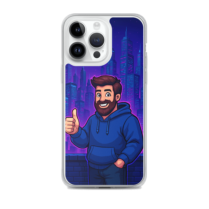 Thumbs Up City – Pixel Vibe iPhone Case product image (2)