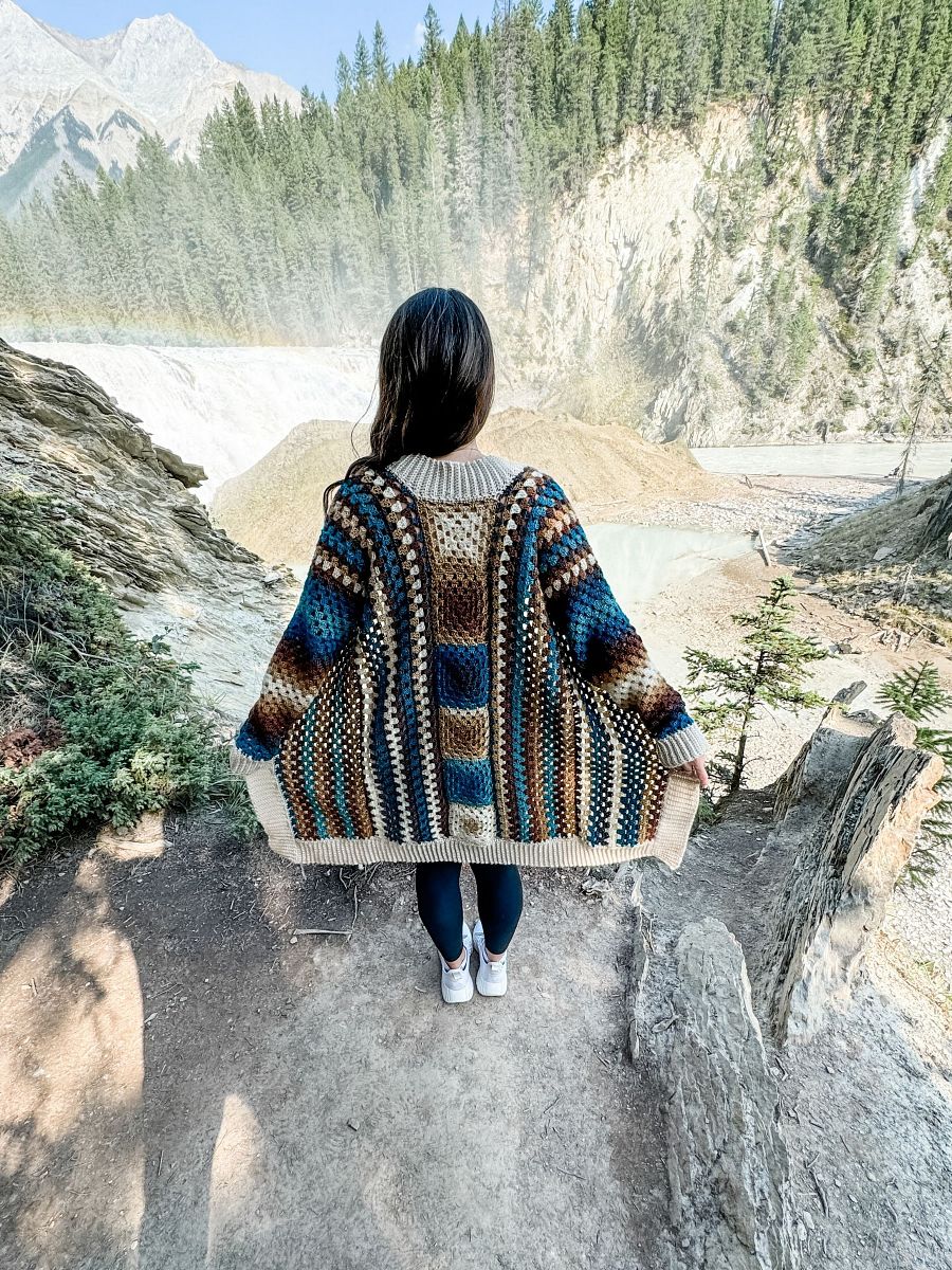 Cascade Mountain Cardigan Crochet Pattern product image (7)