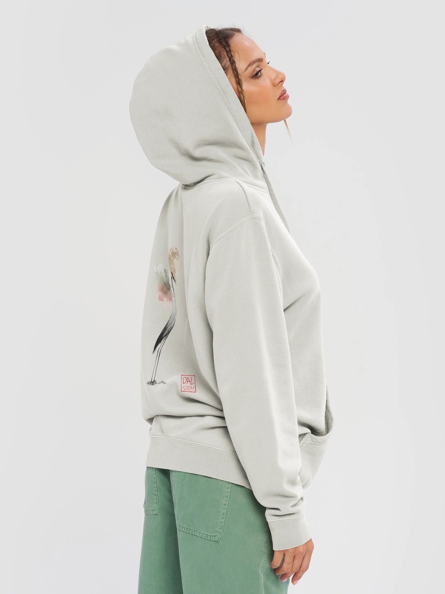 Moonlit Crane Hoodie product image (28)