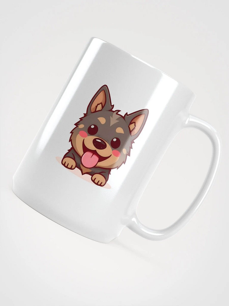 Adorable Lancashire Heeler Cartoon White Glossy Mug product image (4)