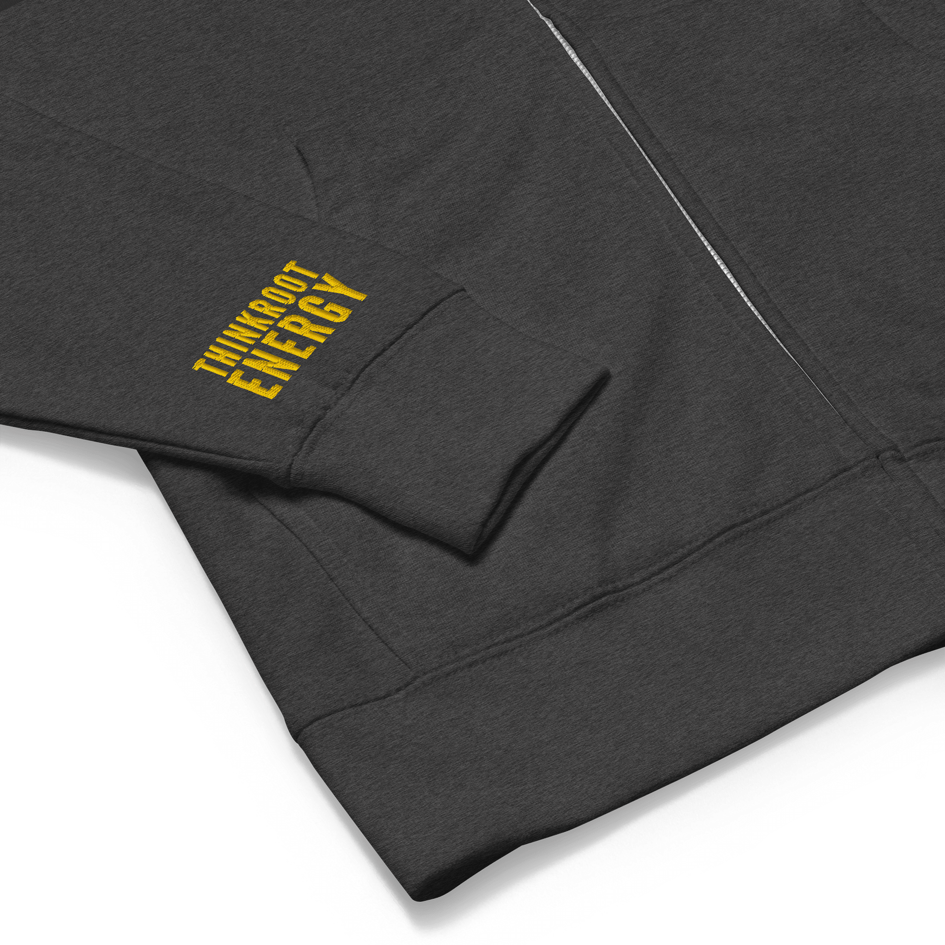 Thinkroot Energy Triangle Zipper Hoodie (Embroidered) product image (3)