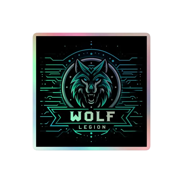 Wolf Legion Holographic Sticker Sheet product image (2)