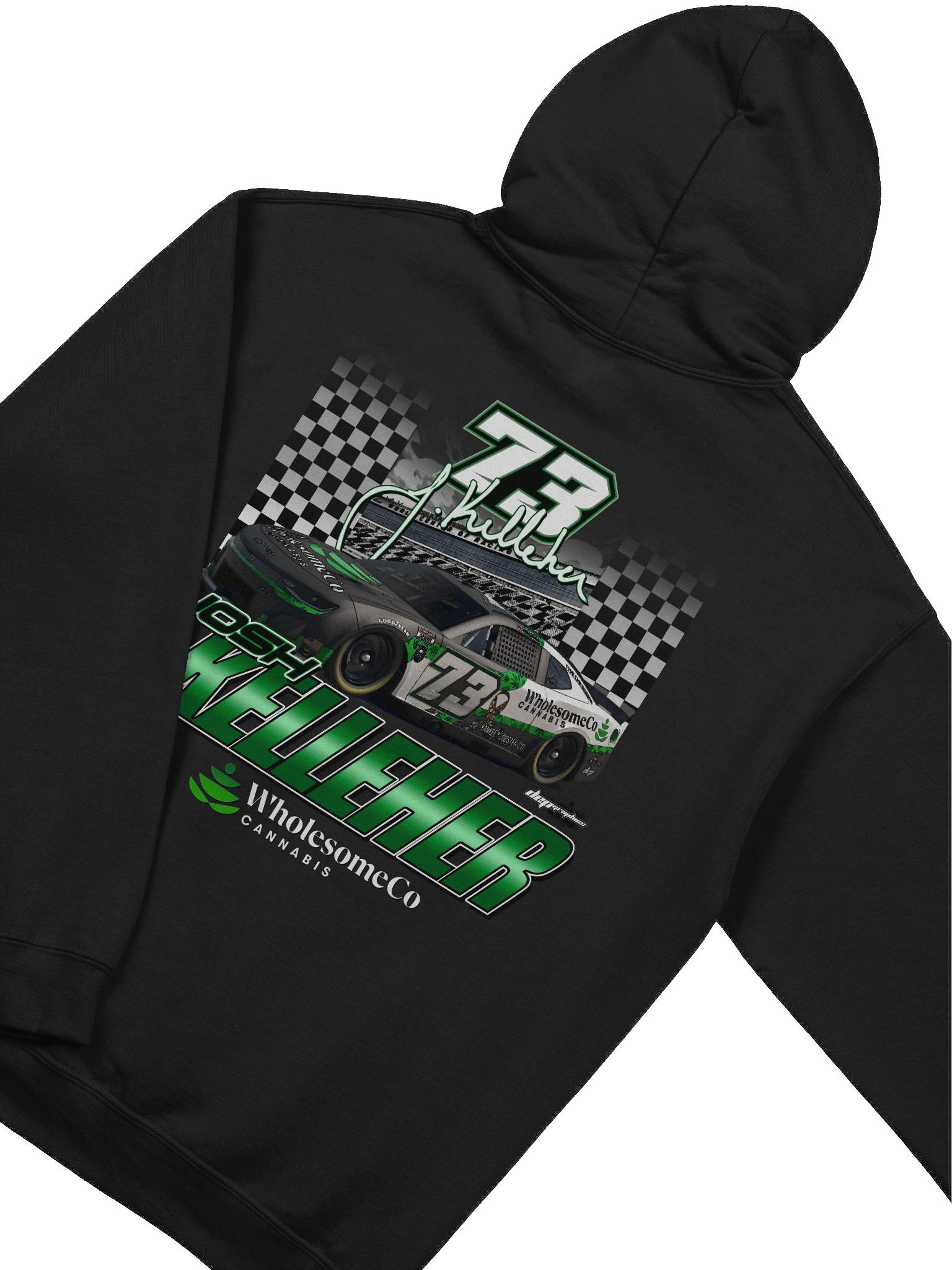 Kelleher, Cannabis Wholesome Co. Race car Hoodie product image (29)