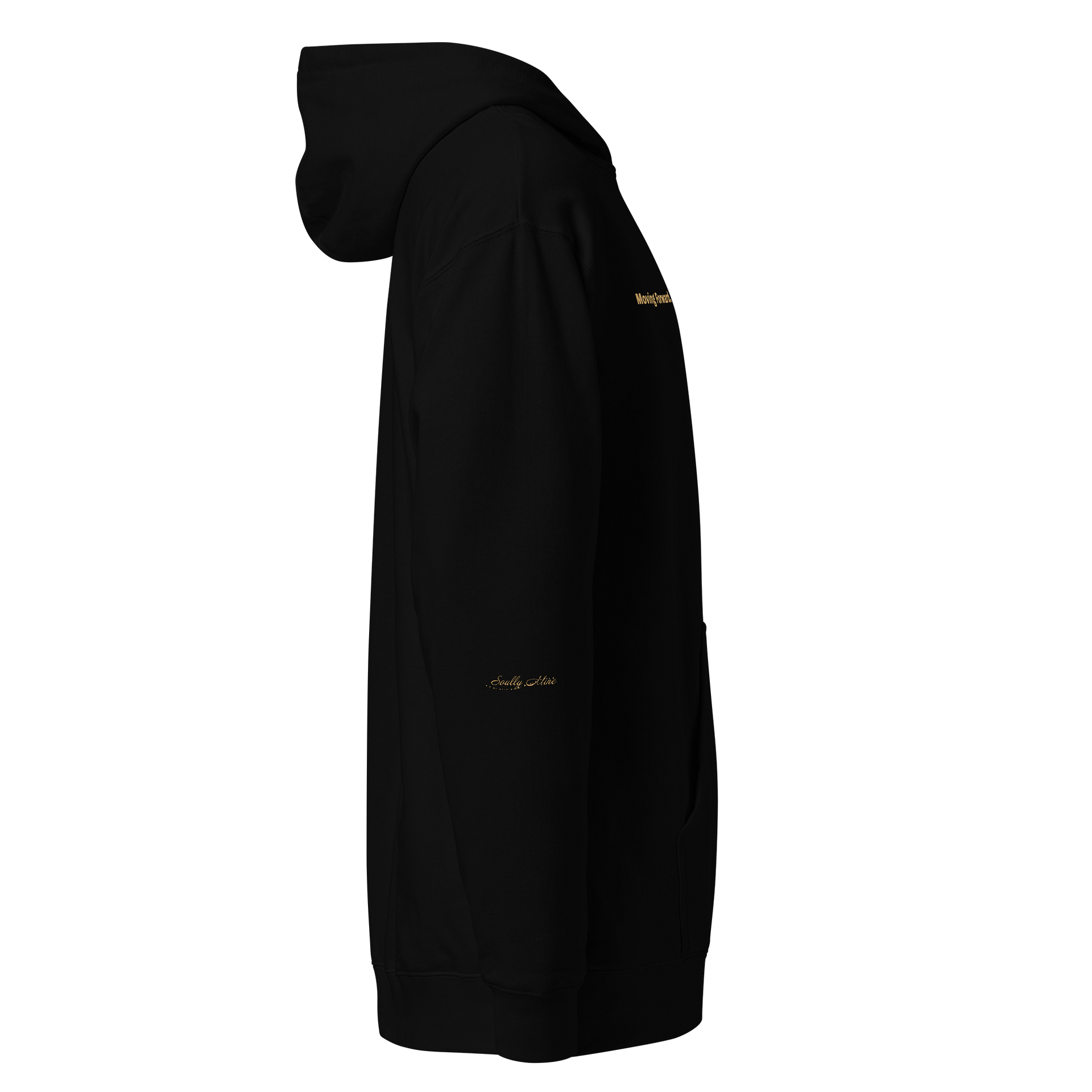 Soully Mine- GOLD PRINT Moving Forward. Free. Fierce. Limitless Hoodie product image (7)