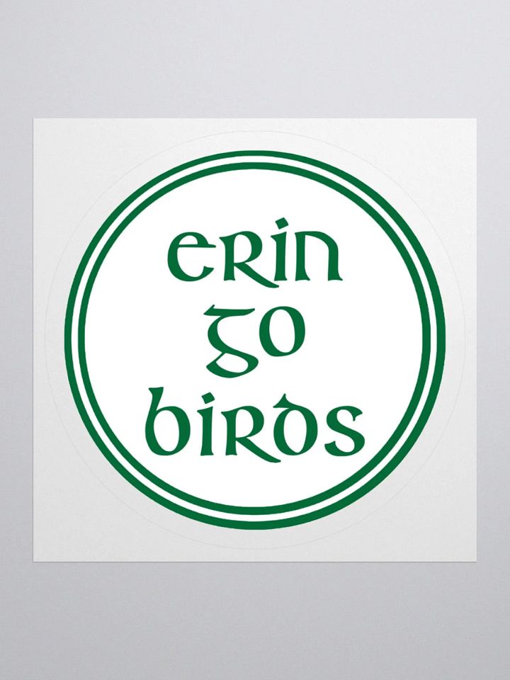 Erin go Birds Sticker product image (3)
